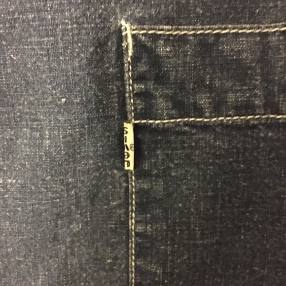 Vintage Levi’s white tag button up denim tank - Picture 2 of 4